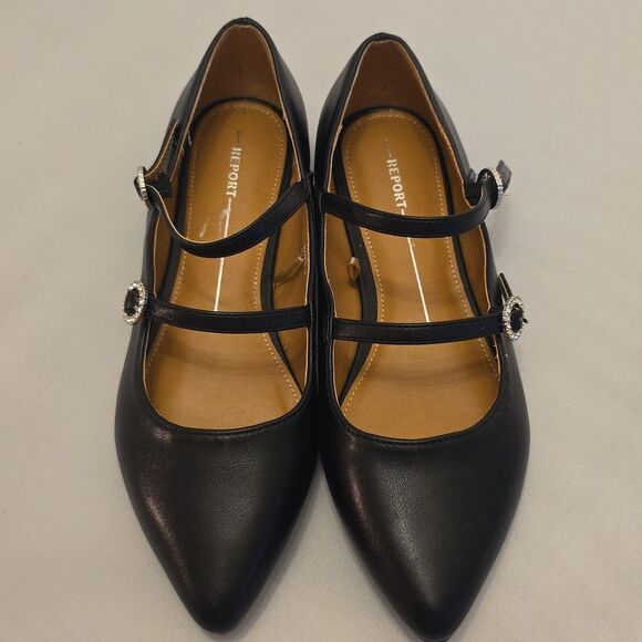 BRAND NEW REPORT RYLA POINTED TOE MARY JANE  WOMEN'S FLATS - Picture 2 of 15